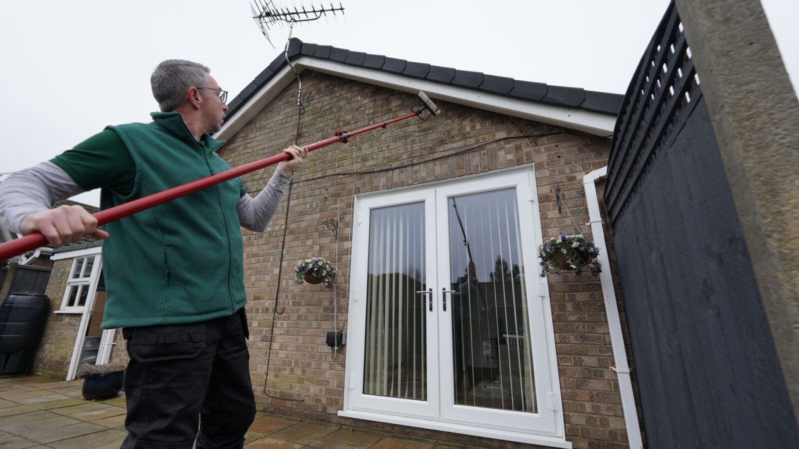 Conservatory cleaning in North Hykeham by Fenland Property Care