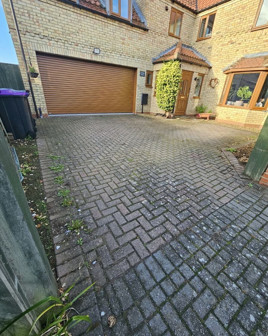 Driveway cleaning in Boston by Fenland Property Care