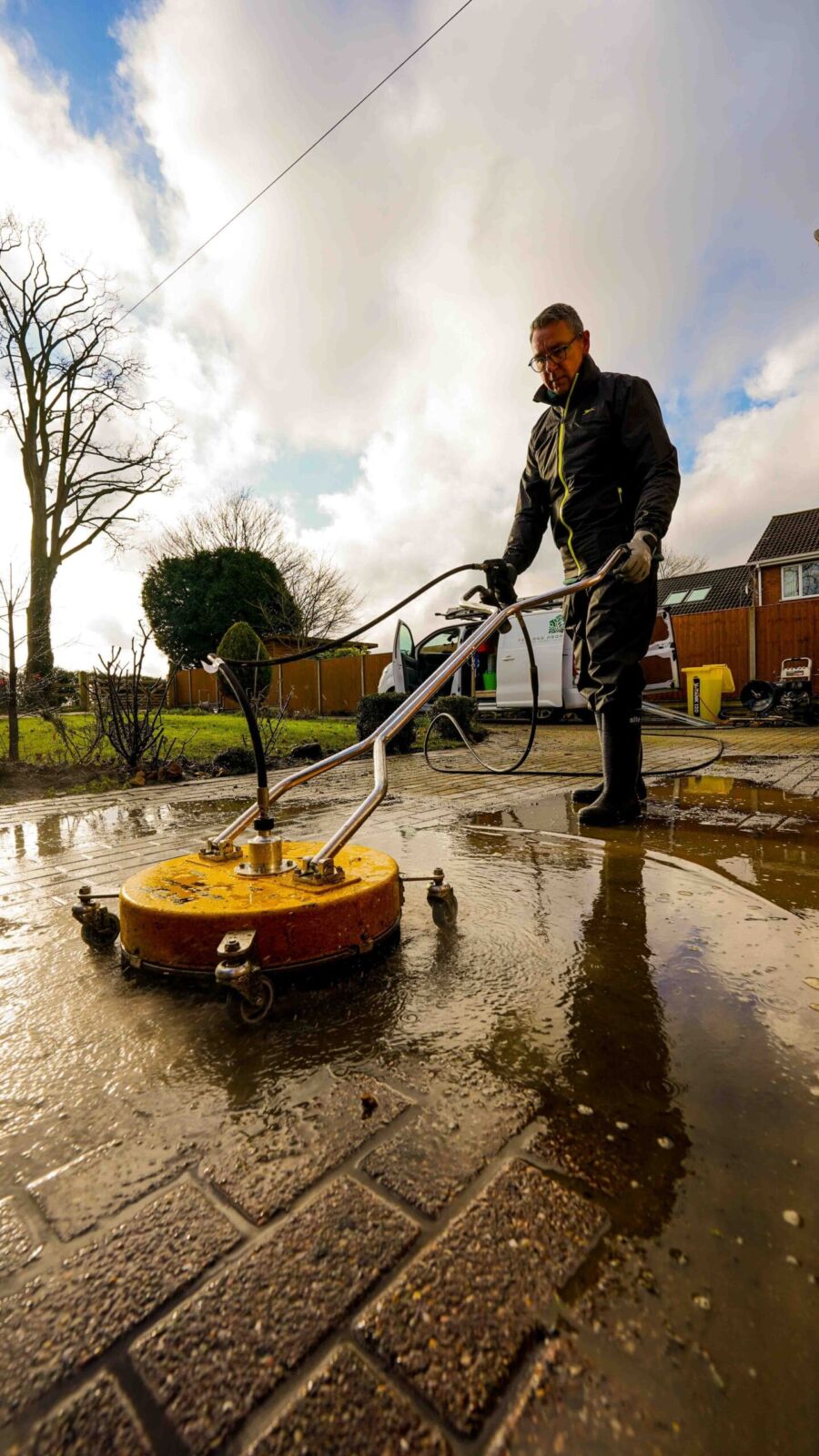 Driveway cleaning in Welton by Fenland Property Care