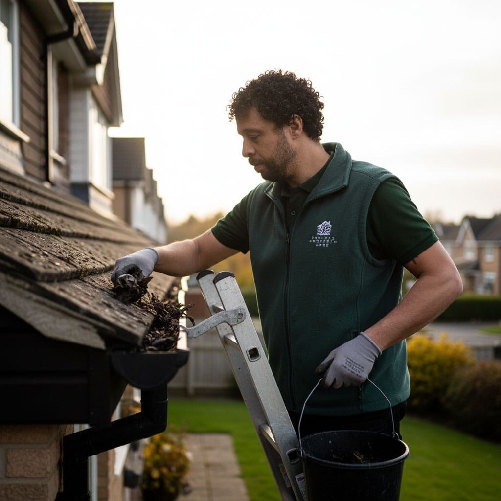 Gutter cleaning in Holbeach by Fenland Property Care