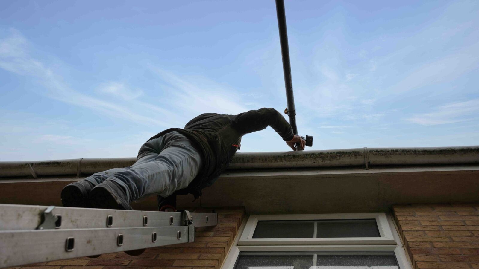Gutter cleaning in Market Rasen by Fenland Property Care