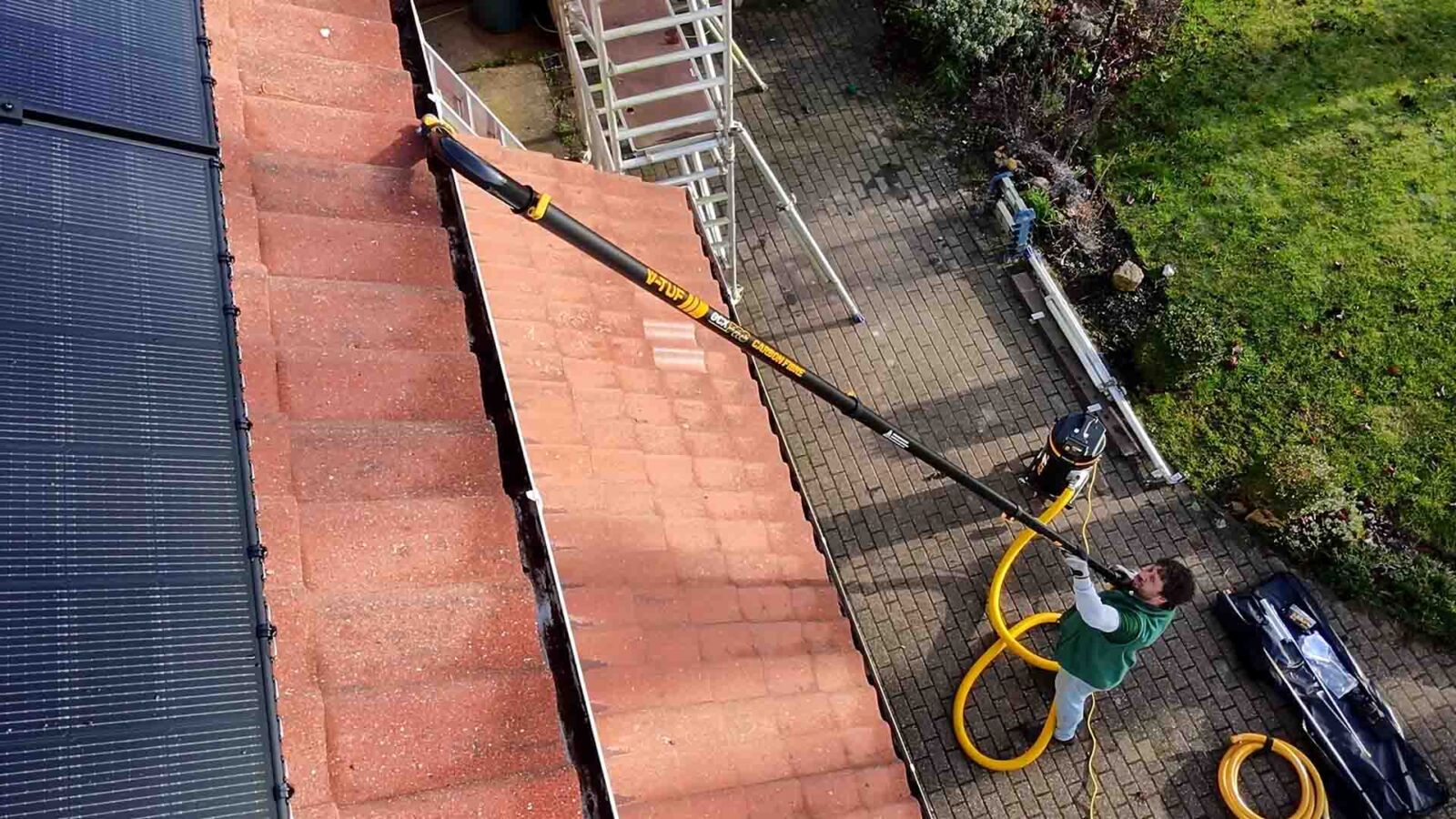 Gutter cleaning in Metheringham by Fenland Property Care