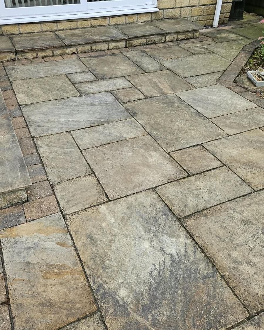 Jet washing in Washingborough by Fenland Property Care