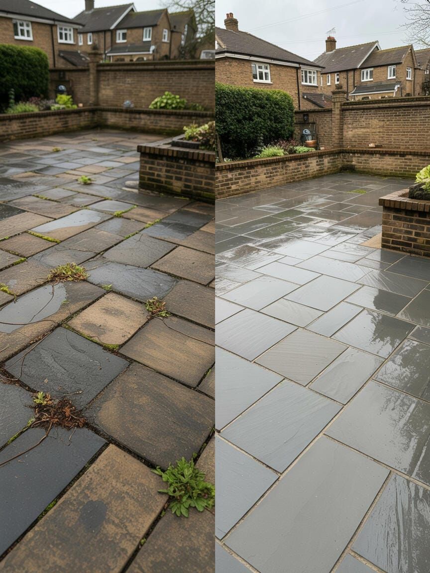 Patio cleaning in Skegness by Fenland Property Care