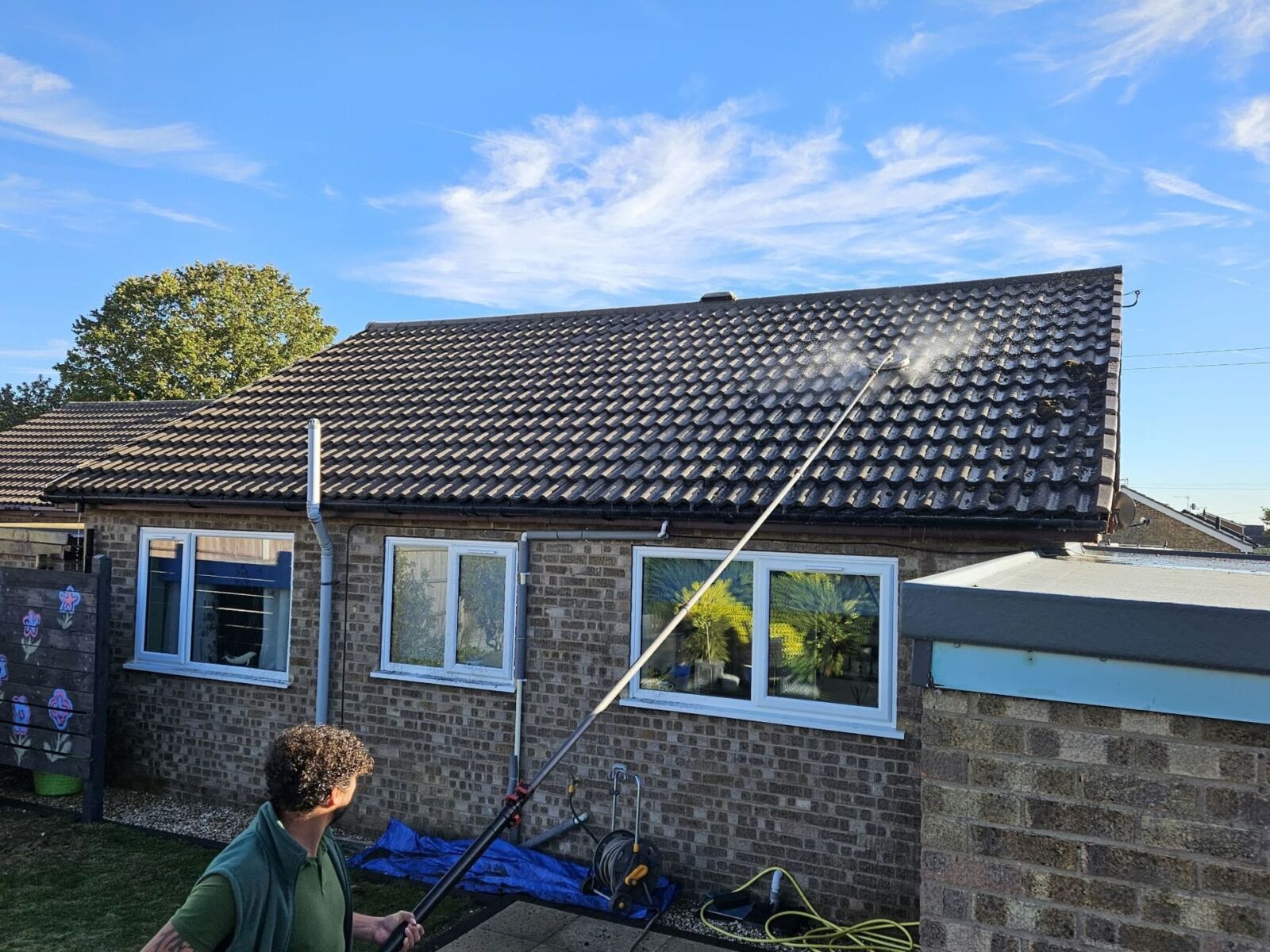 Roof cleaning in Caistor by Fenland Property Care