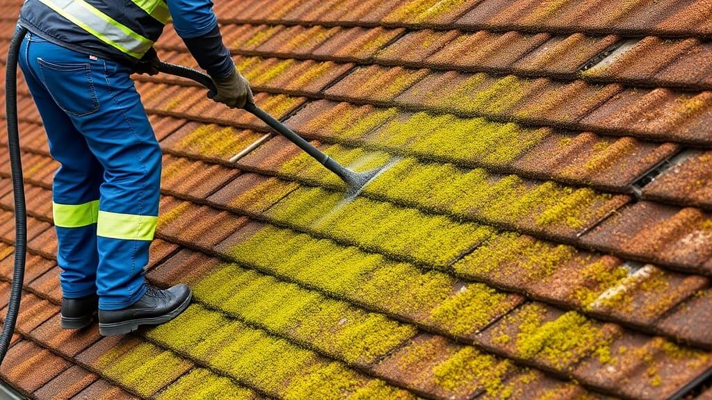 Roof cleaning in Horncastle by Fenland Property Care