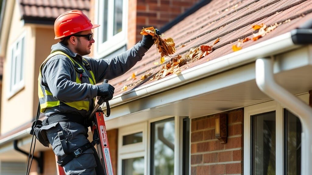Fascia cleaning in Stamford by Fenland Property Care