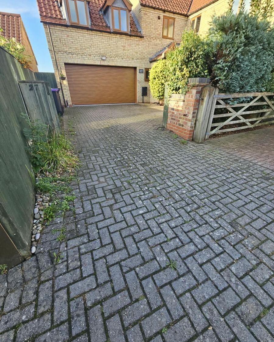 Tarmac cleaning in Long Sutton by Fenland Property Care