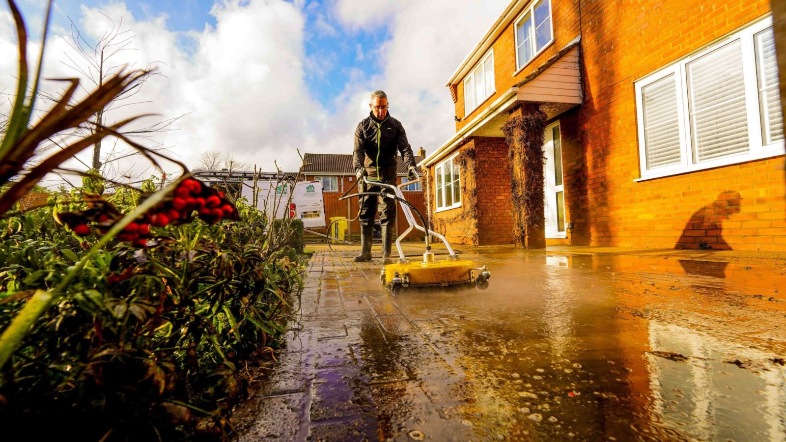 Tarmac cleaning in Spalding by Fenland Property Care